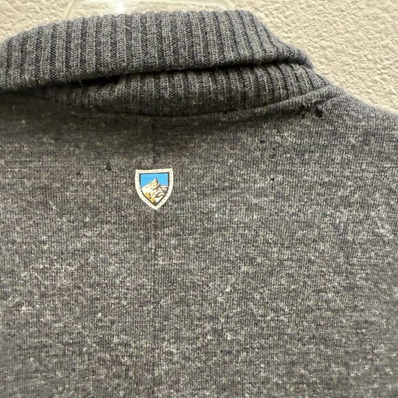 Kuhl Mens Sweater Xl Knit Full Zip Flawed - Picture 8 of 11